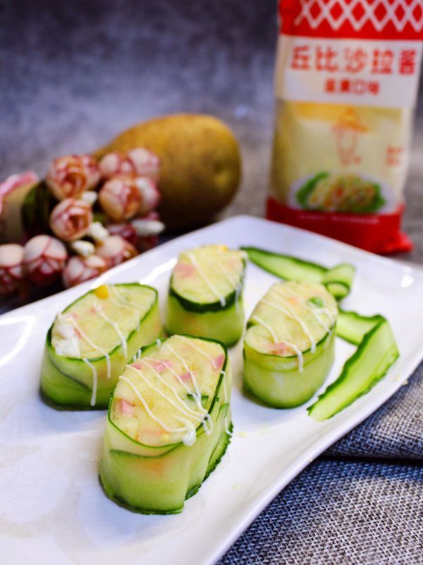 土豆泥|土豆泥黄瓜卷