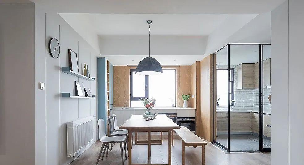 原木色|135㎡现代北欧风,一不小心在朋友圈火了,大家都一脸的羡慕!