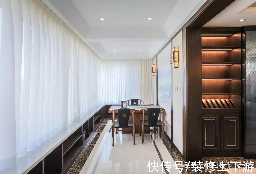 理石|227平现代轻奢装修实景图