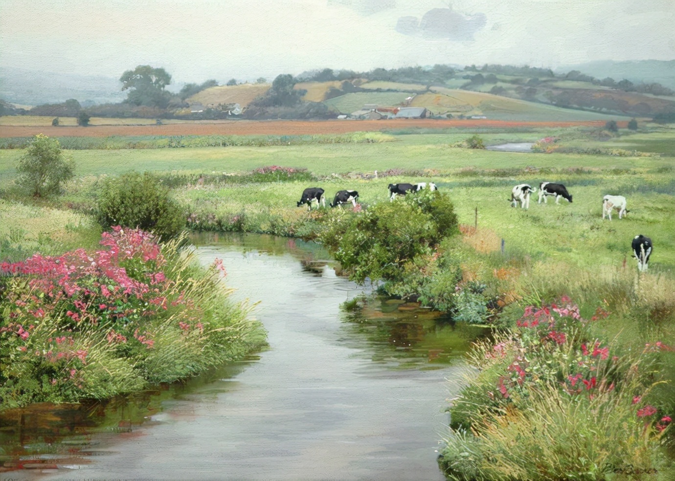 Peter#英国Peter Barker油画风景(二)