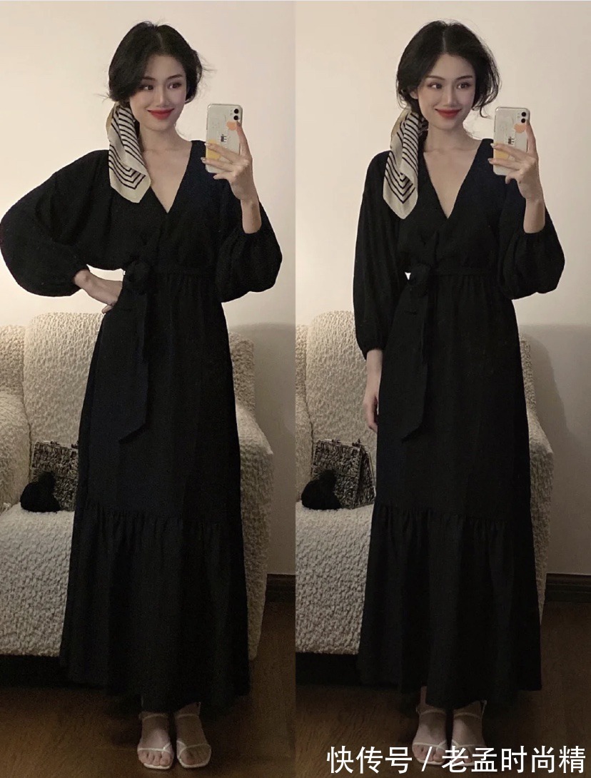 博主|上班没时间搭配?一条简单的连衣裙让你一周不重样