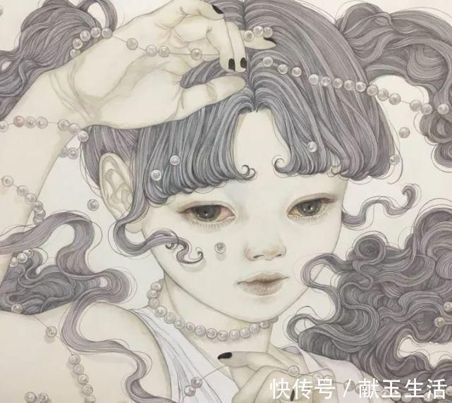 铅笔$她的铅笔插画，画出每个女孩的心声，美到让人陶醉~