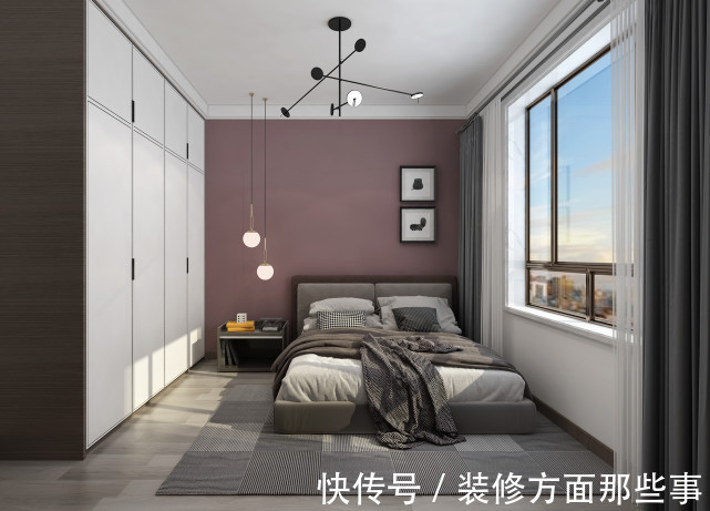 二居室|79平二居室旧房，现代风格太漂亮，邻居以为走错门了！