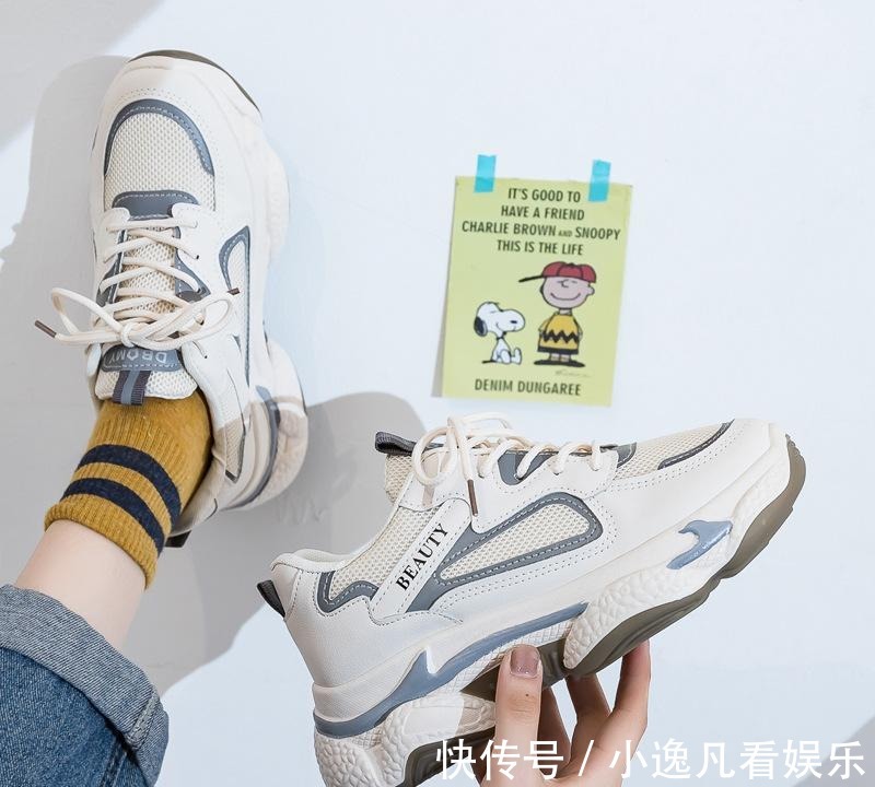 气质 老掉牙的高跟鞋就别穿了,学我小姨这样穿老爹鞋,显高提气质