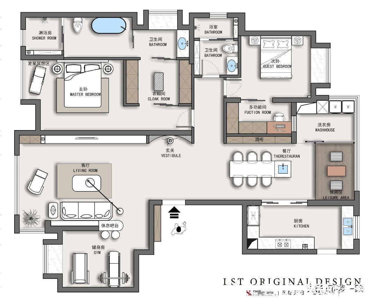 分区|刘思彤设计原创分享 御水澜湾197平户型深度解析
