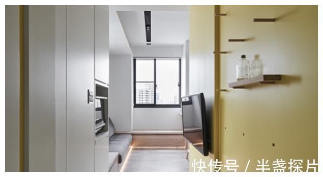 卧室|40㎡两房一厅,全屋打满柜子,称得到上小户型“教科书”式设计!