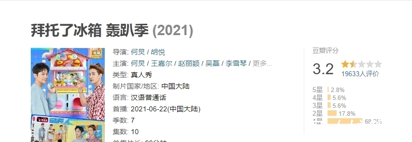 何老師|豆瓣3.2分,無聊游戲+尬捧新人,這檔國民綜藝終究是黃了