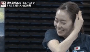石川佳纯|拼了!石川佳纯与男选手对练,握拳窃喜,傲娇小眼神,冲击两金