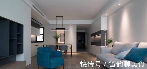 高冷|家居装修也玩高冷范儿,这套128㎡轻奢三居送上,你能借鉴多少?