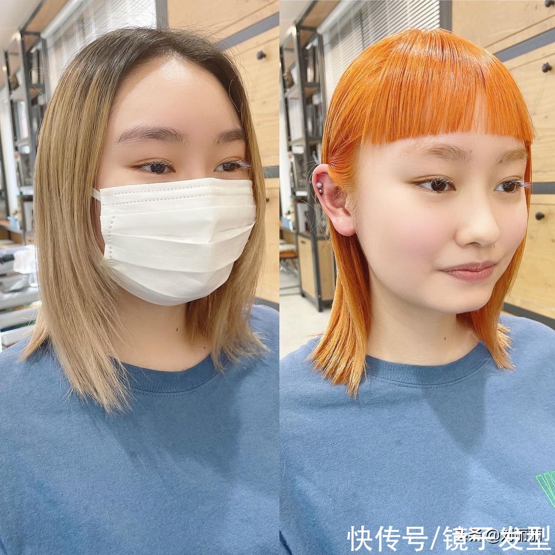 刘海|换脸发型又来了，18位美女亲身演绎，头发花白阿姨也能大变身