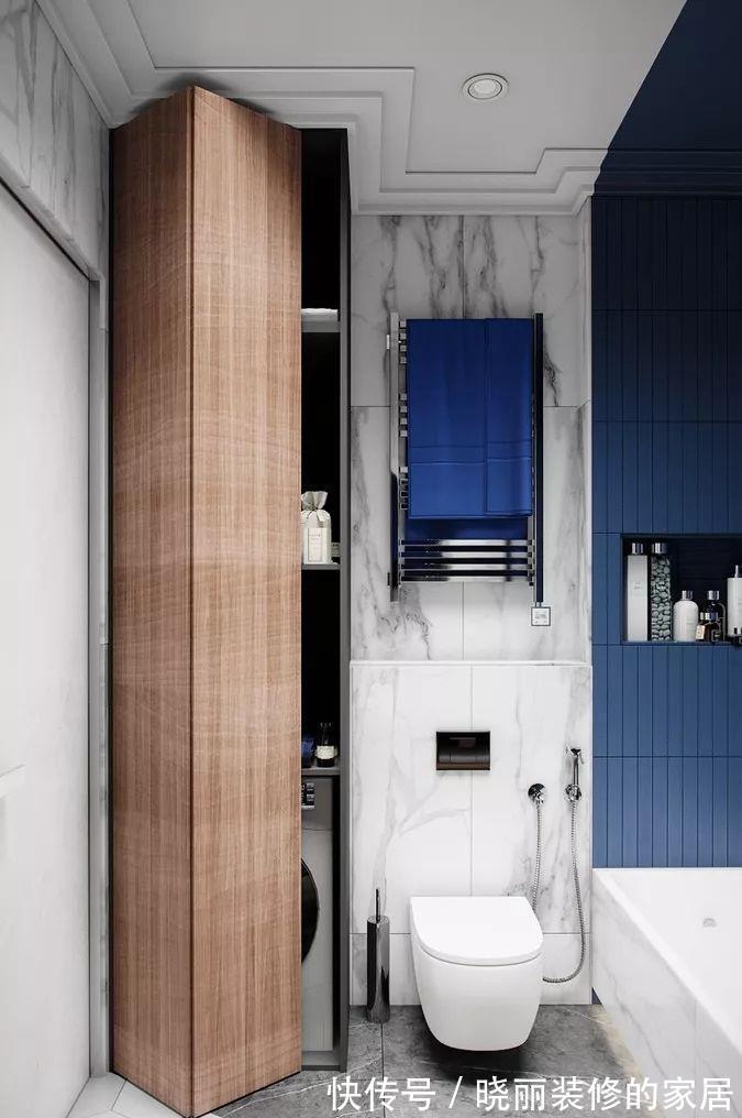 卫生间|5㎡的卫生间怎么放洗衣机？看完就知道了！