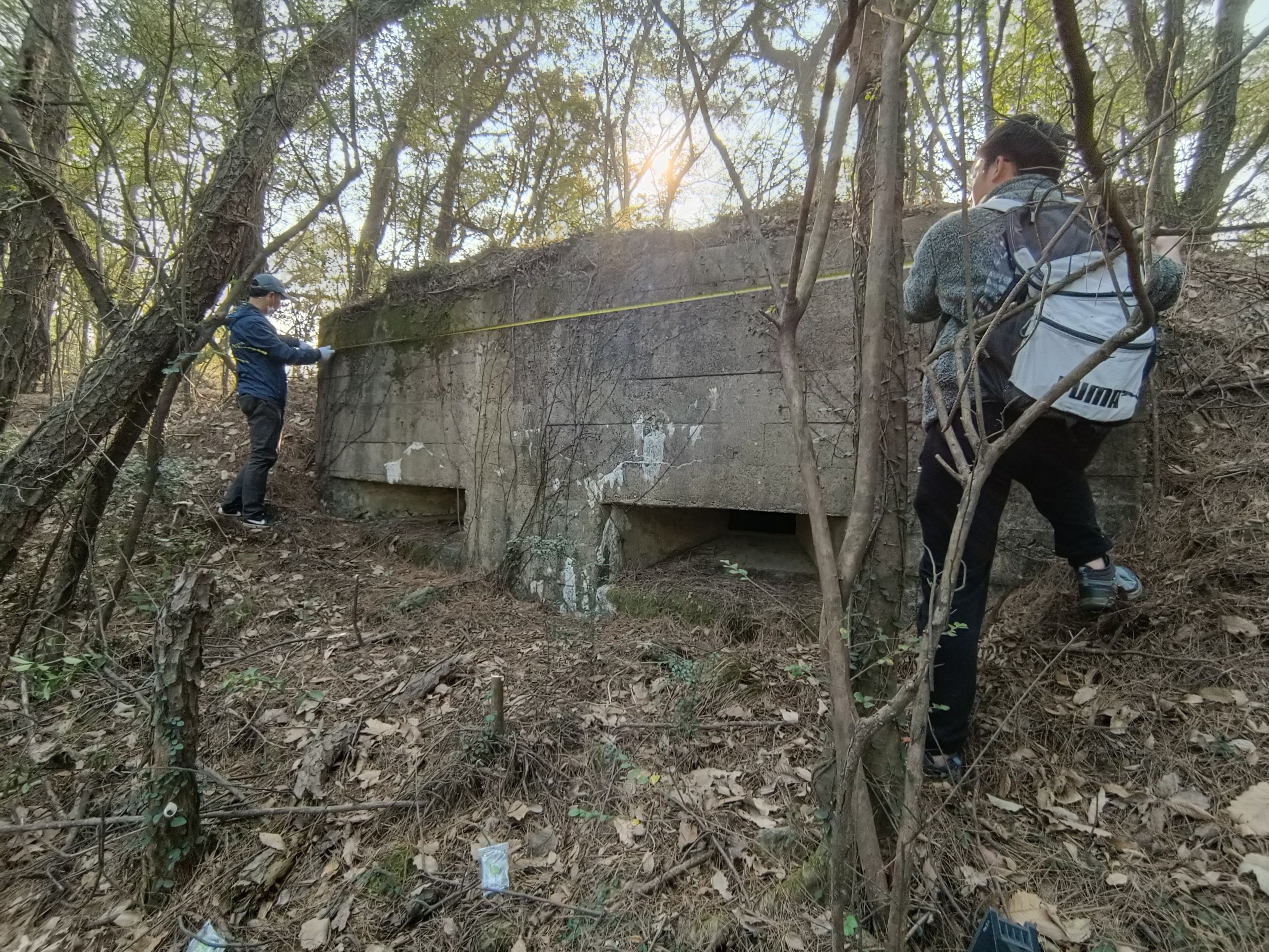 碉堡|北仑马鞍山发现抗日碉堡