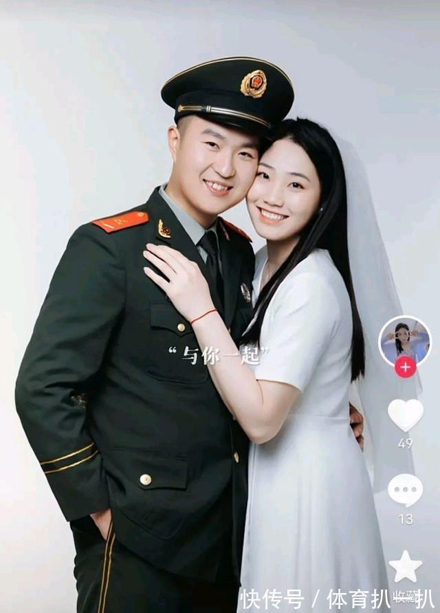 新的生活|嫁给英姿飒爽军人!龚翔宇25岁队友挺幸福,老公深情亲吻女排美女