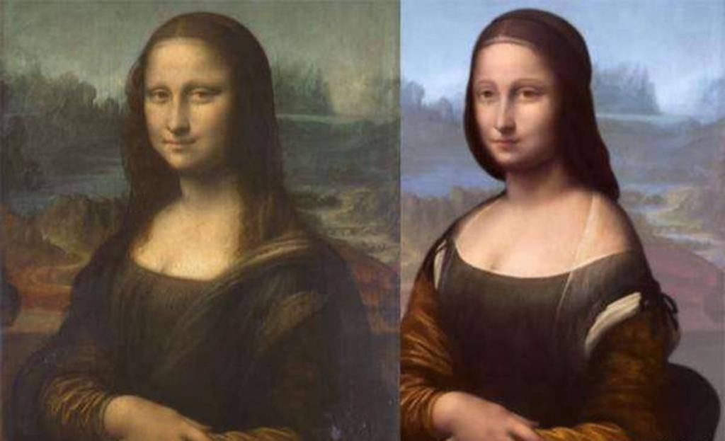 达芬奇|蒙娜丽莎的秘密,分层扫描后,发现画作竟然分四层,出现四种动物