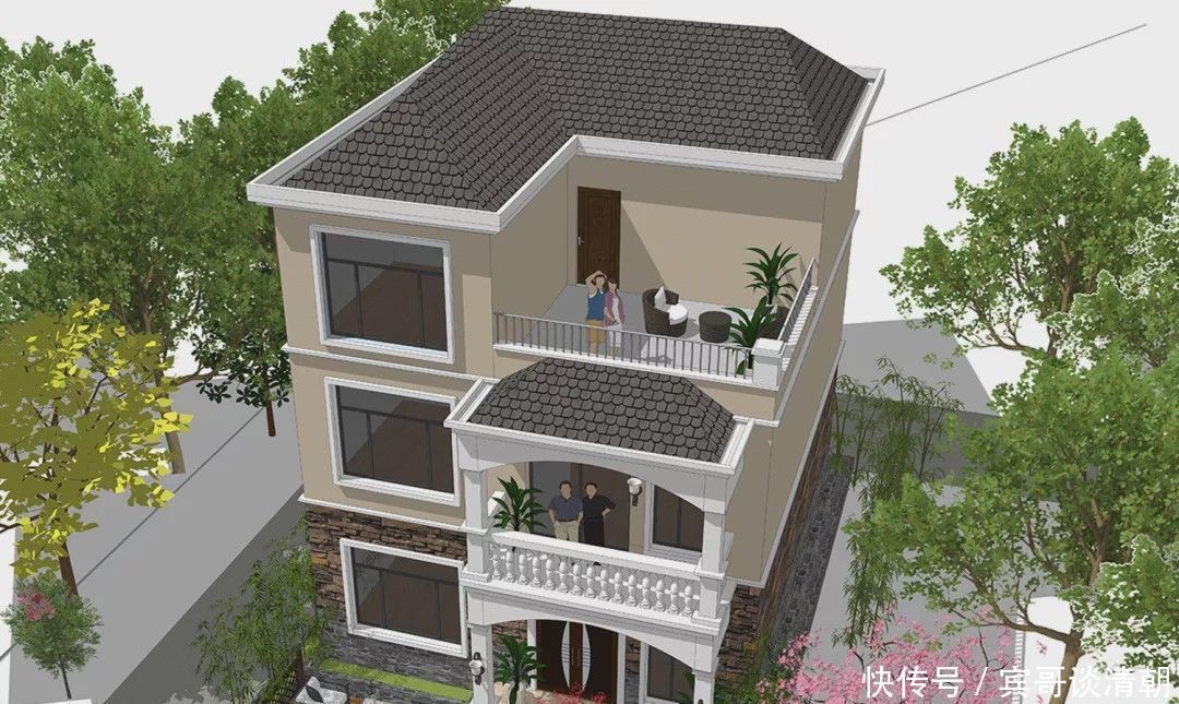 户型|宅基地开间不足10米这样设计大气十足,建成后保证羡慕死村里人