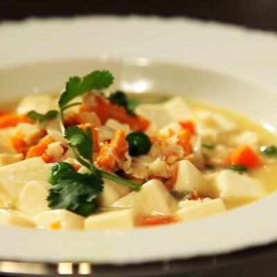 水淀粉|朴素烹饪，爱尔兰面包蟹：蟹粉豆腐低脂好滋味家常菜