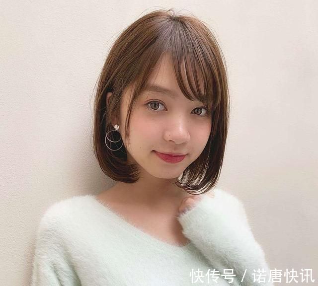 圆脸 别总抱怨脸太圆,当你试过这款“齐脖”发型后,就知道圆脸有多美