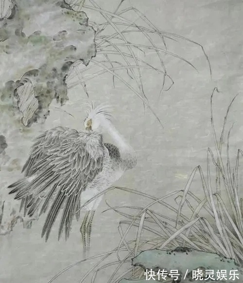 花鸟画$陈建强的花鸟画造境唯美，引人踏入清雅之境