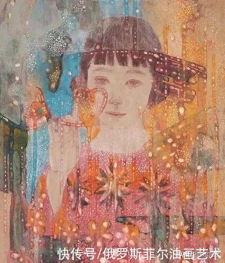 敦煌莫高窟|日本最优秀的青年女岩彩画家,她的作品太美了