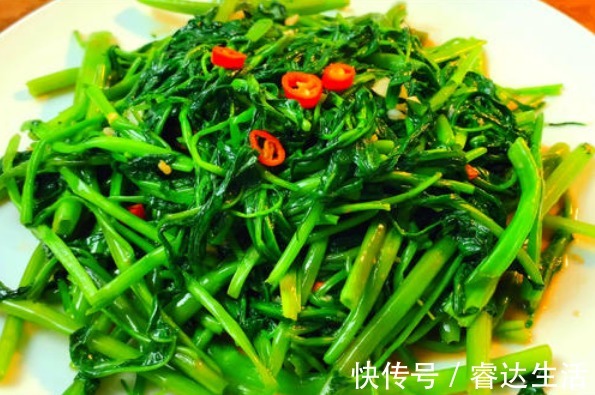 叶绿素|炒空心菜时总发黑,还出水?学会大厨这招,出锅又绿又嫩,很脆爽