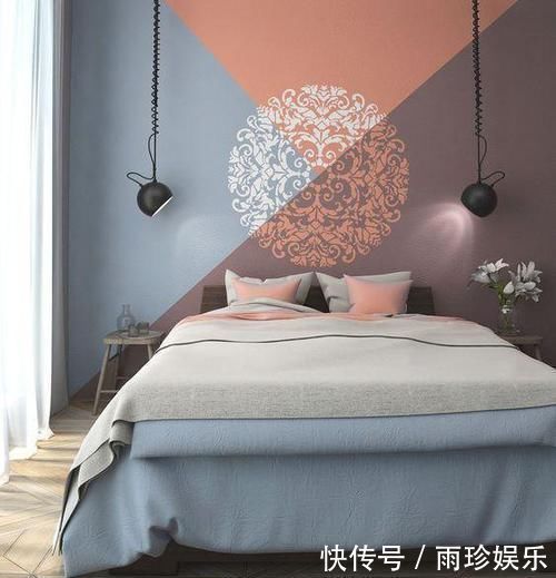 延伸|现在不流行床头柜了在床后打排柜子，向外延伸还能多做个书桌