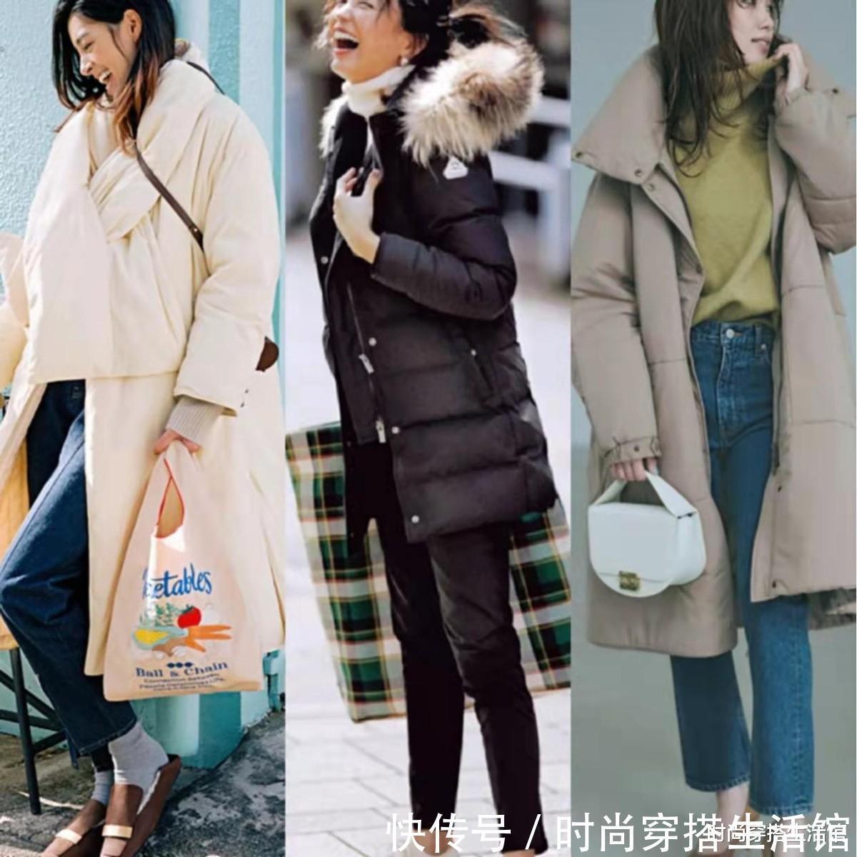 小姐姐 羽绒服下面尽量少穿裙子,今年拜年更流行这样穿,时髦保暖更高级
