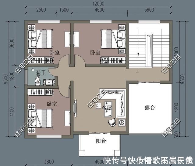 农村|宽12米，长10米地，怎么设计2层带堂屋的农村别墅呢！
