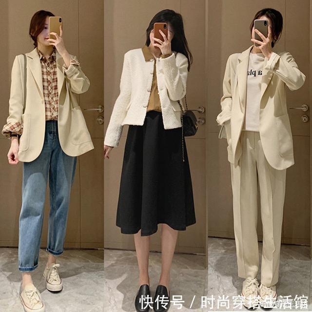 初春乍暖还寒穿什么?借鉴这24套穿搭,简约气质又减龄