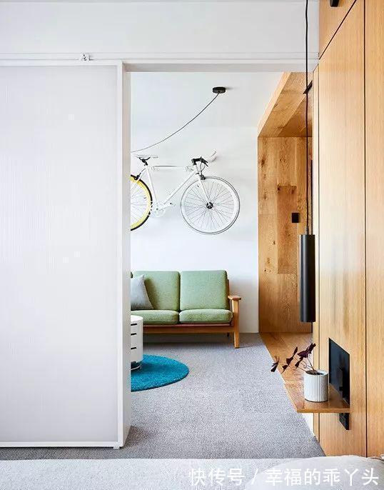 柜子|35㎡迷你小宅,定制柜解决全屋收纳,还有隐形餐桌!