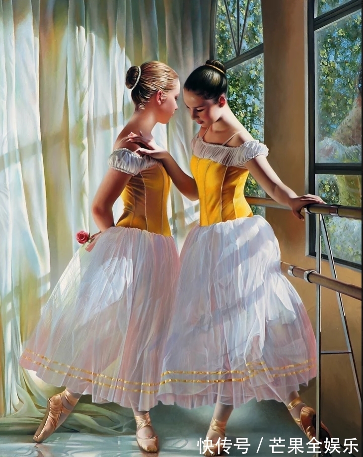 惊艳#只能用惊艳来形容如此唯美的画作——舍夫斯基的油画艺术