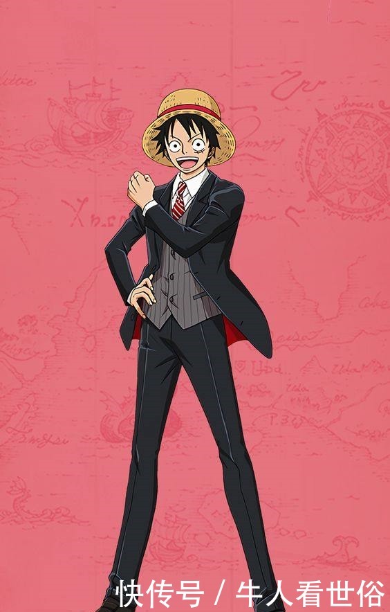 海贼王草帽一伙礼服装,路飞没穿拖鞋,罗宾秒变白富美