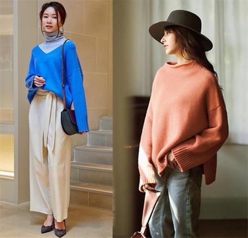 大衣内搭毛衣谁不会？日网教你搞懂配色与款式，才能得体与精致