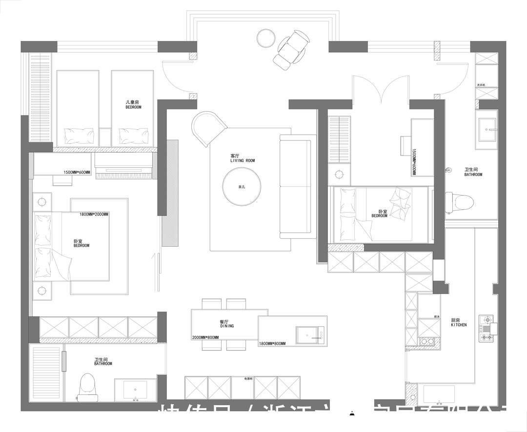 旷而不乏,无极之境为至美!|124平现代简约三室老房改造| 门厅