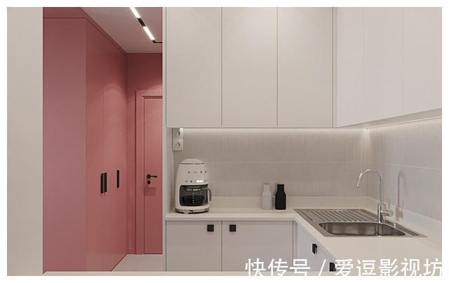 玩转|她家只有33㎡，大胆玩转治愈系色彩，原来一个人也可以很甜！