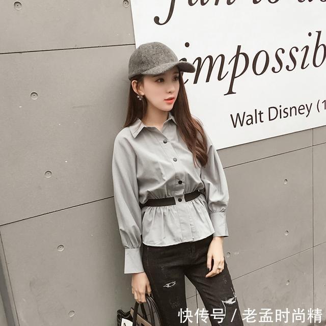 系带|春季还是衬衫的好,遮肉显瘦就这一件