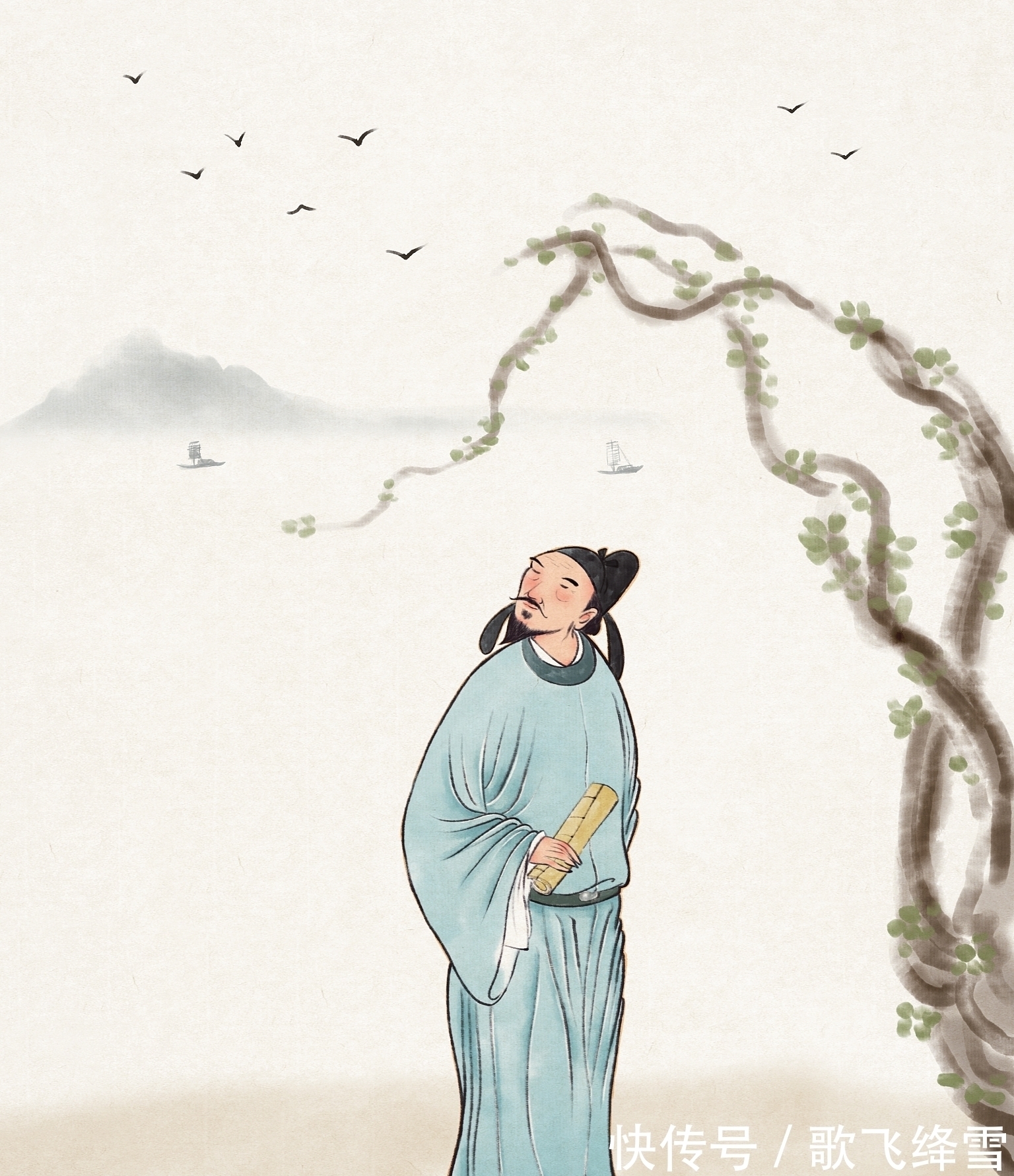 流水$古时候“时间过得很慢”:为什么这三首古诗里的久别重逢感人至深