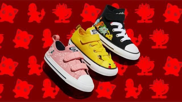 converse 庆祝宝可梦25周年 Pokémon x Converse联动推出多款鞋子/帽子/服装