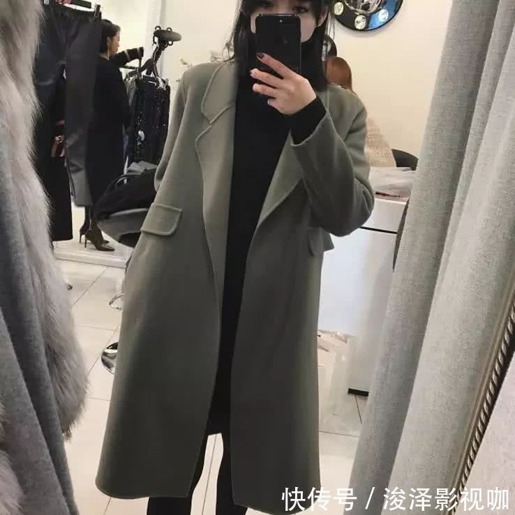 赫本风|再给你强调下女人穿大衣别配小衫,冻腿!学下面这么穿,贼美