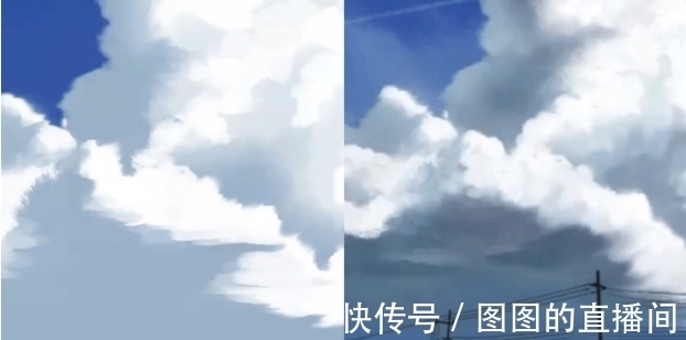 场景|动漫积雨云怎么画?教你场景动漫积雨云的画法教程!