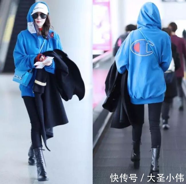 减龄|美女街拍:卫衣穿得妙,减龄功效超级好,时尚百搭又有休闲范!!