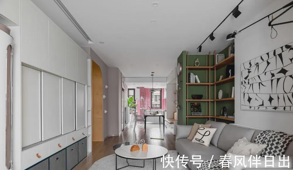 色彩|98平二手房改造,色彩童心满满!趣味温柔时光,体验家的幸福点滴