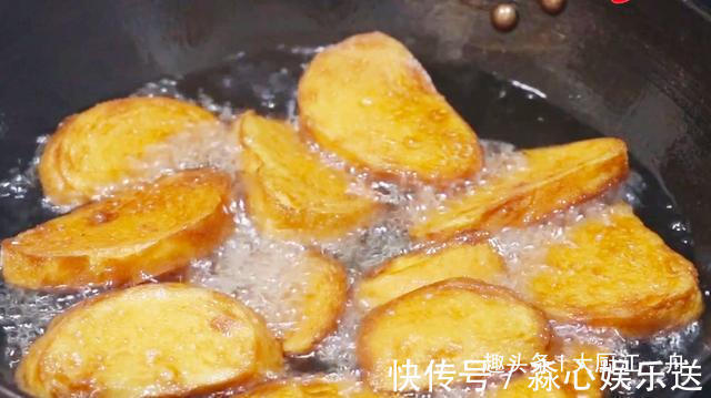 这才是炸馒头片的正确做法!馒头外酥里软不油腻,比油条省事
