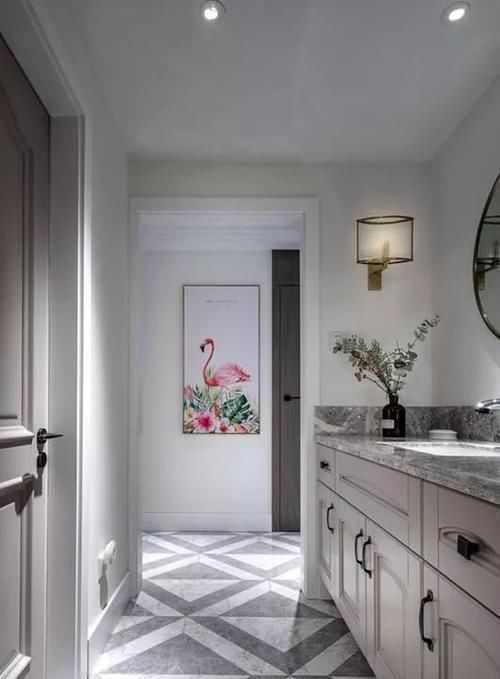 电视墙|87㎡小三房，电视墙太漂亮了，尤其“餐厨一体”实用极了