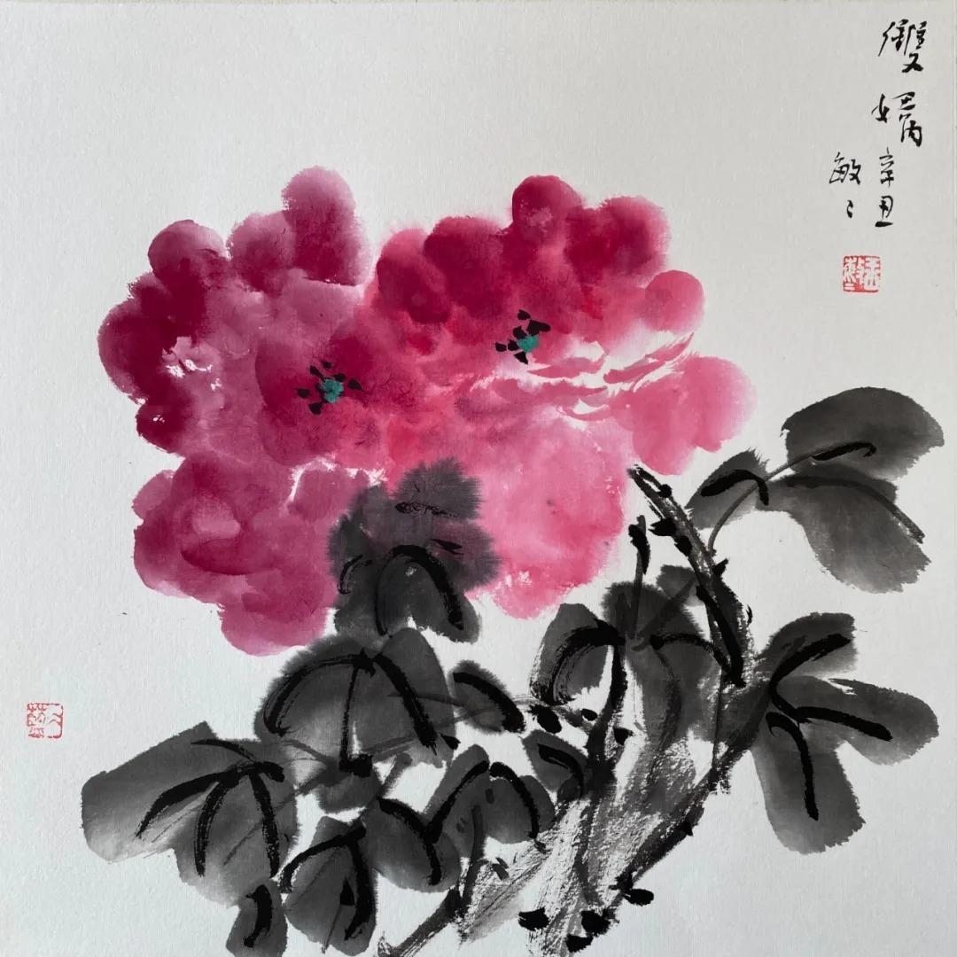 蔡玲!《书画南北方》一一《写意生活艺术组合》迎春中国画小品展