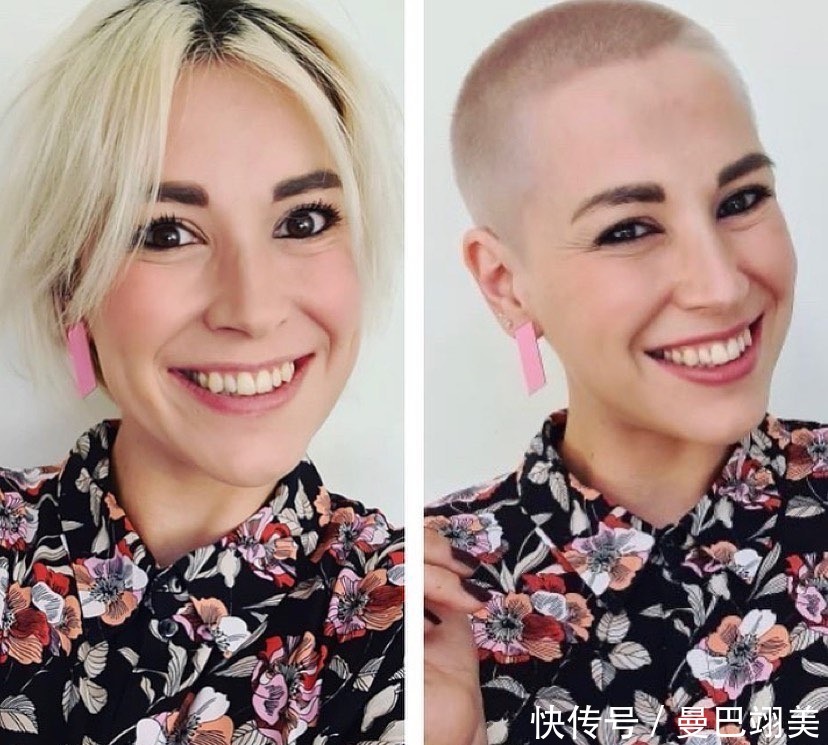 美女|18位美女换发型真大胆,直接剪成小寸头,变化真不小