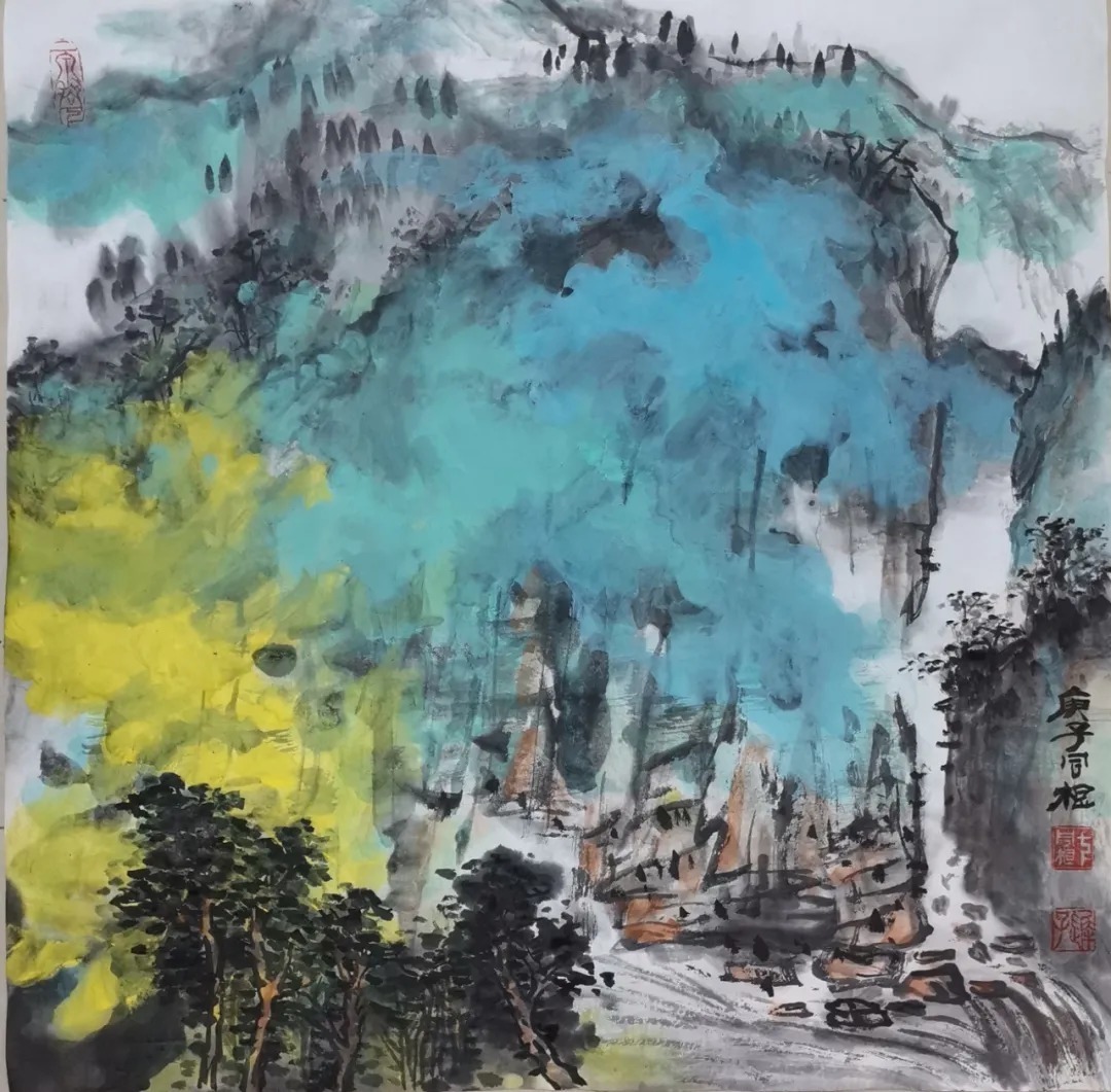 蔡玲!《书画南北方》一一《写意生活艺术组合》迎春中国画小品展