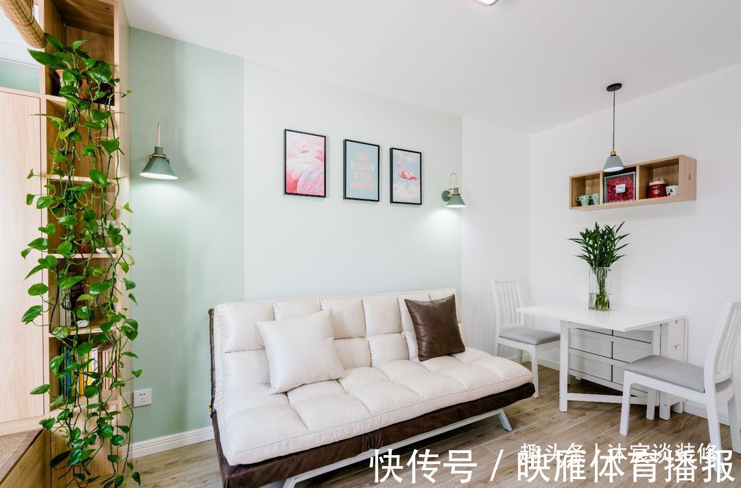 收纳|50㎡的婚房,虽然是小了点,但到处清新大方,藏不住的甜蜜与幸福