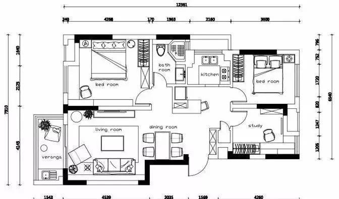 搭配|87㎡现代简约家居,一整面沙发墙做书柜,真心漂亮又实用!