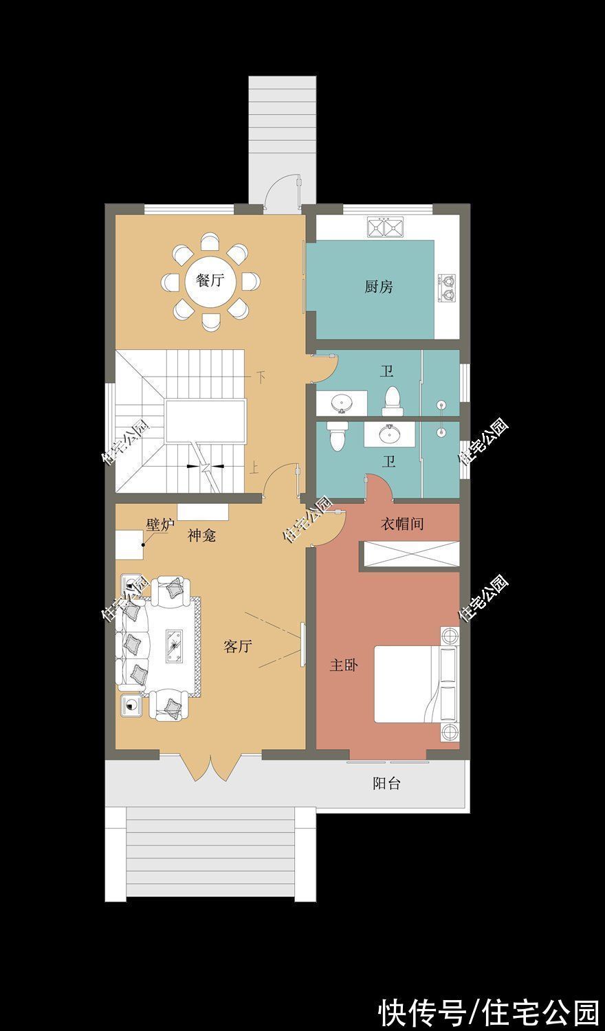 预算|面宽8米也能建出大气别墅,10套小面宽图纸,哪套更适合你家?