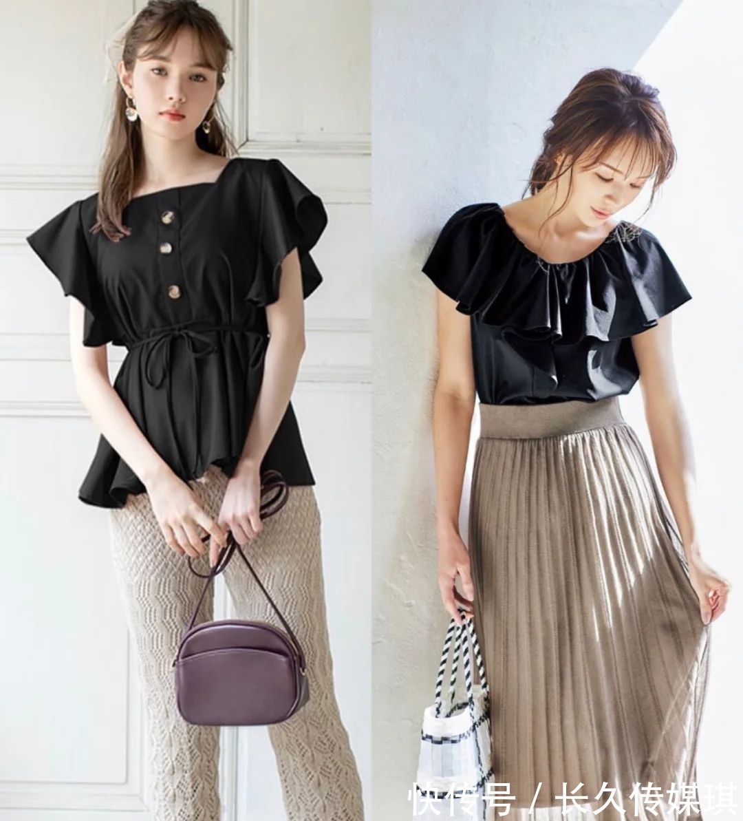 连体裤|黑色有衣服怎么配才好看?4种色彩搭配方式,让黑色百变又有魅力